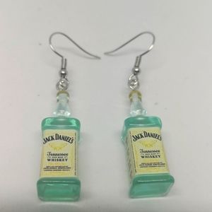 New earrings 💕🎁💖 Jack Daniels